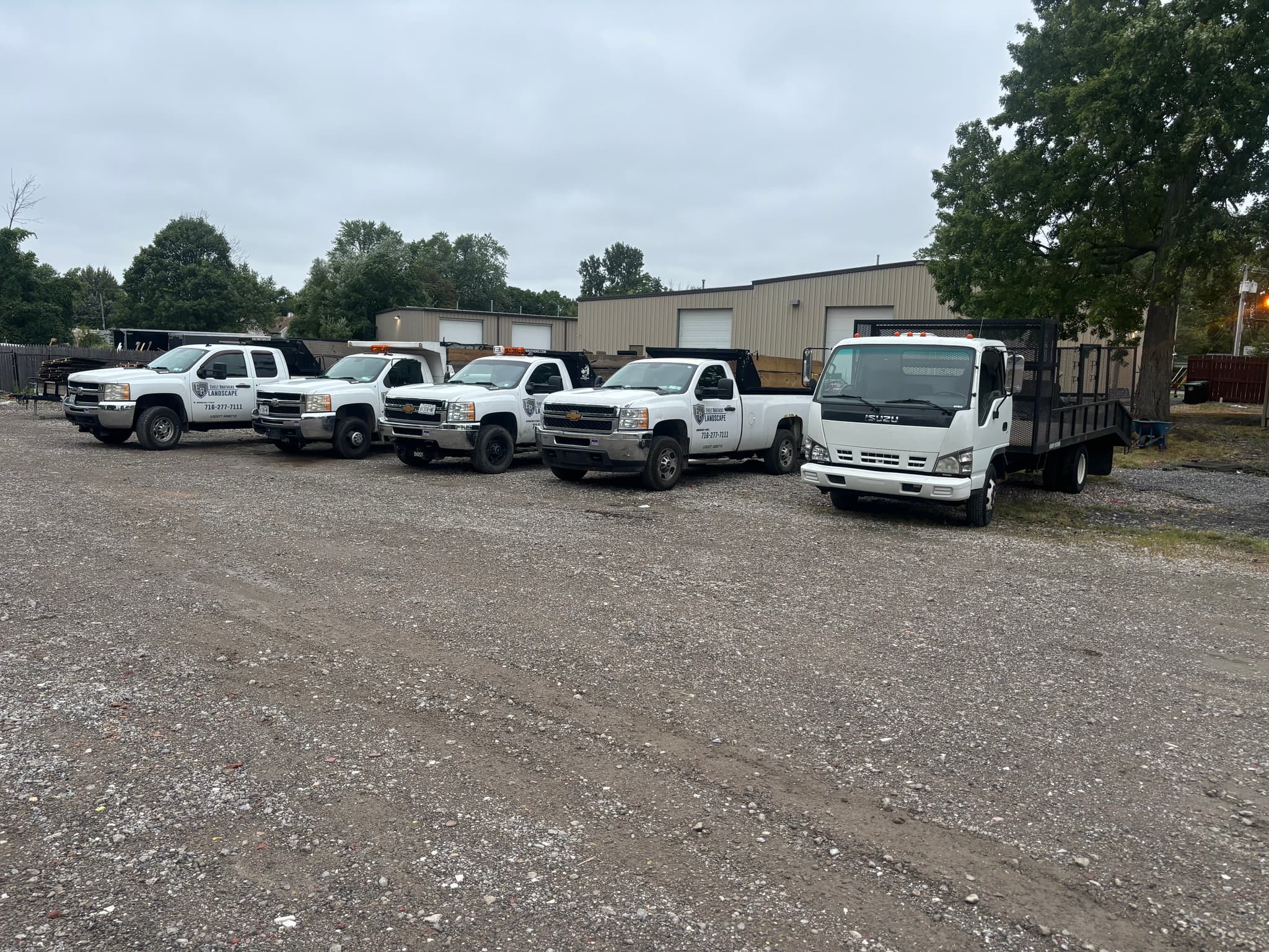 Evelt Brothers Landscape fleet and equipment